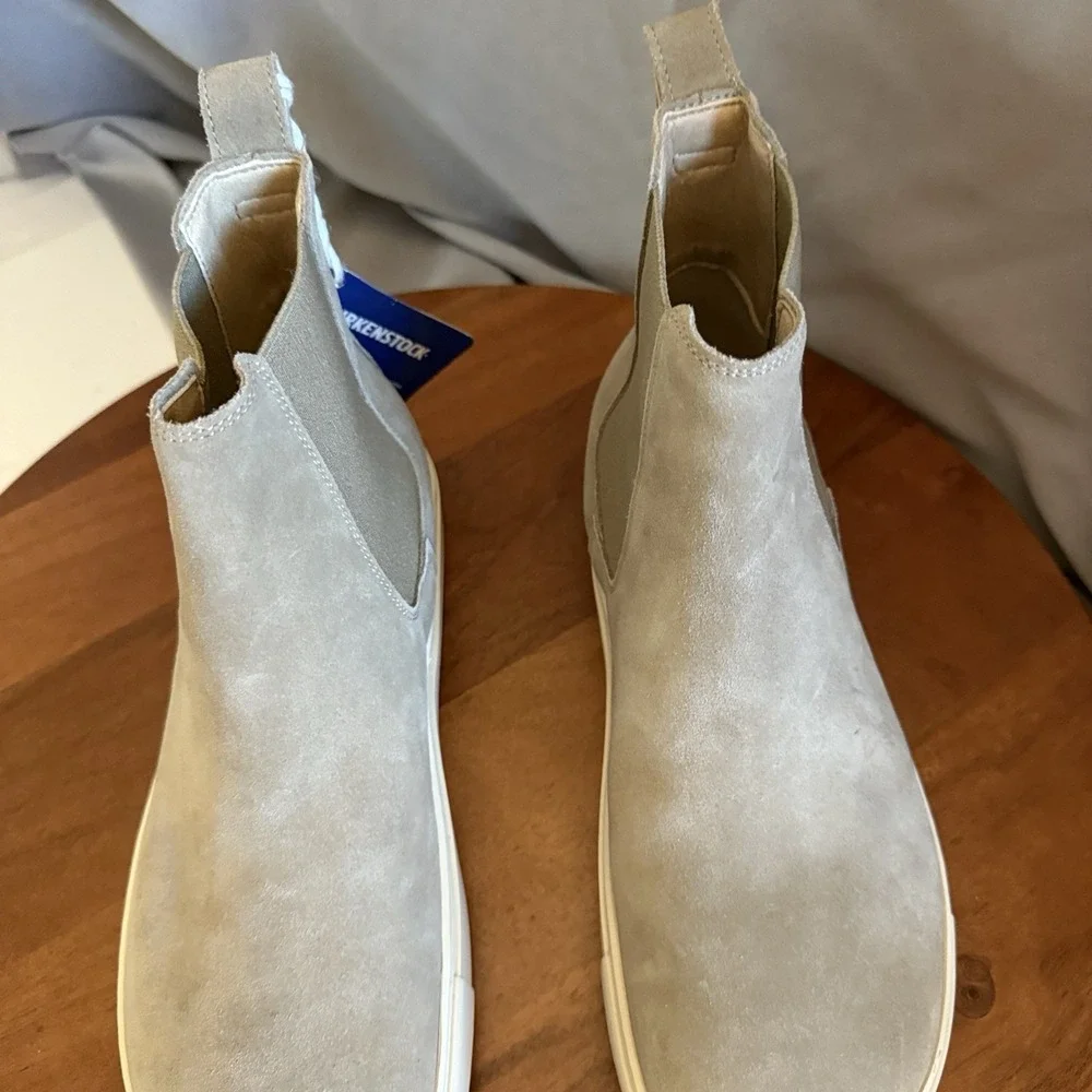 Birkenstock Bend‎ Chelsea Suede Leather Taupe Eu Size 40/W9-9.5 Medium/Narrow